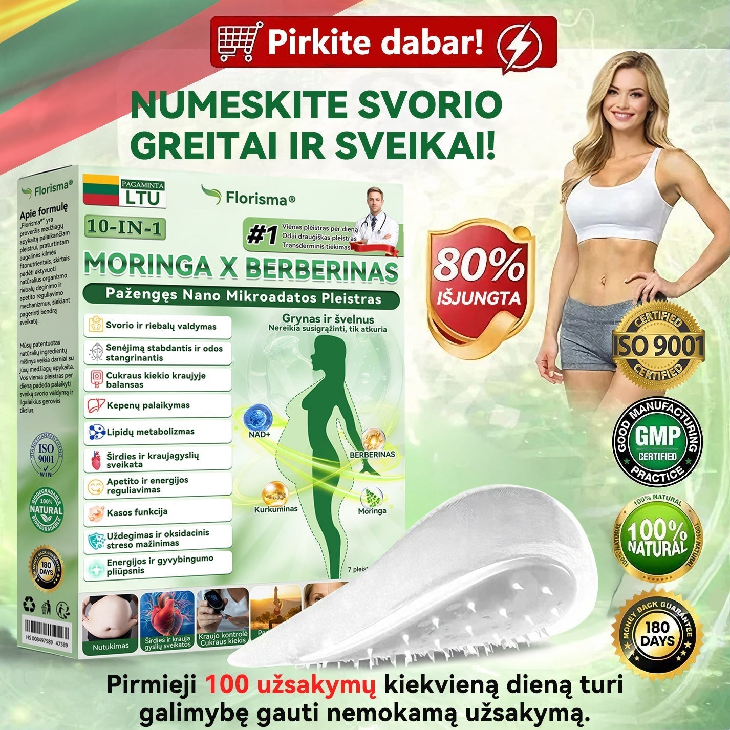 【𝐏𝐚𝐬𝐤𝐮𝐭𝐢𝐧ė𝐬 𝐝𝐢𝐞𝐧𝐨𝐬 𝐚𝐤𝐜𝐢𝐣𝐚 – 𝟗𝟎 % 𝐧𝐮𝐨𝐥𝐚𝐢𝐝𝐚 】🍏🍏 Florisma® 𝑀𝑜𝑟𝑖𝑛𝑔𝑎 𝑋 𝐵𝑒𝑟𝑏𝑒𝑟𝑖𝑛𝑎𝑠 10-𝐼𝑁-1 𝑃𝑎ž𝑒𝑛𝑔ę𝑠 𝑁𝑎𝑛𝑜 𝑀𝑖𝑘𝑟𝑜𝑎𝑑𝑎𝑡𝑜𝑠 𝑃𝑙𝑒𝑖𝑠𝑡𝑟𝑎𝑠